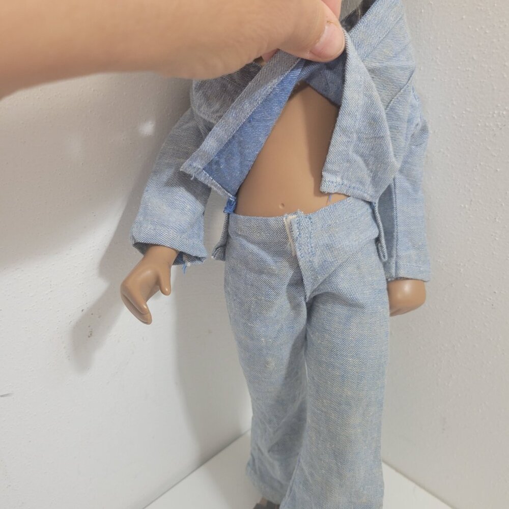 Vintage 70's Sasha Doll Gregor in Denim Outfit - Picture 7 of 8